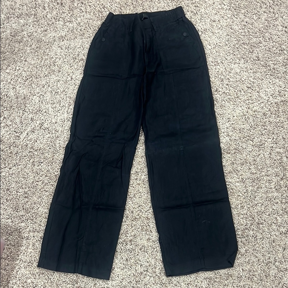 Athleta Wide leg Linen Pants